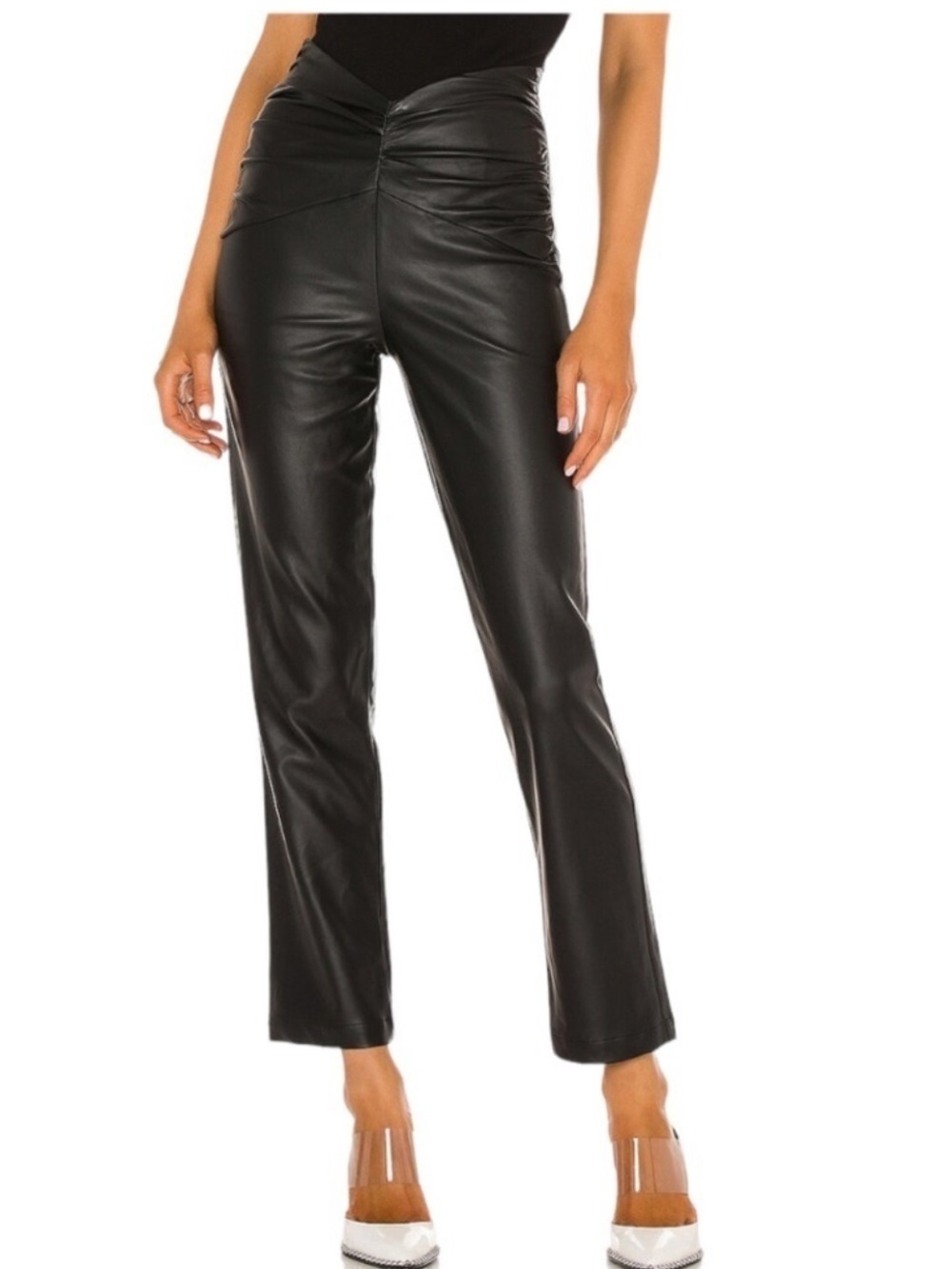 NWOT Revolve NBD Sophia Vegan Leather Crop Pants